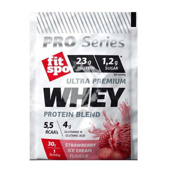 Ultra-Premium-Whey-Protein-Blend-Πρωτεΐνη-ορού-γάλακτος-σε-σκόνη-γεύση-παγωτό-φράουλα-30γρ-Fitspo-Orange-Bio