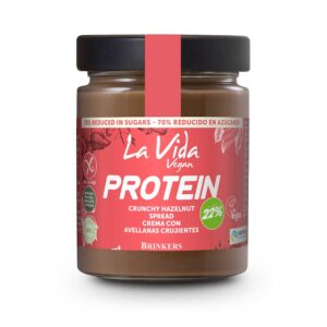 Επάλειμμα πρωτεΐνης σοκολάτα φουντούκι τραγανό χωρίς γλουτένη 270gr la vida orange bio