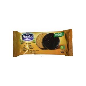 Μπισκότα με μαυρη σοκολάτα χωρίς γλουτένη 90gr santiveri orange bio