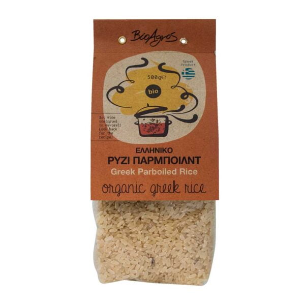 Ρύζι παρμποιλντ, 500gr, Βιοαγρός, orange bio
