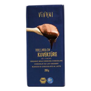 Σοκολάτα-κουβερτούρα-γάλακτος,-200gr,-Vivani,-Orange-Bio