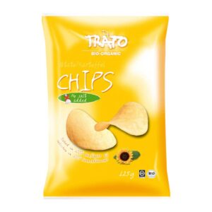 Τσιπς πατάτας χωρίς αλάτι χωρίς γλουτένη, 125gr, trafo, orange bio