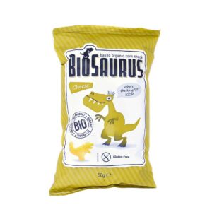 biosaurus Βιολογικά γαριδάκια με τυρί χωρίς γλουτένη, mclloyd's, 50gr, orange bio