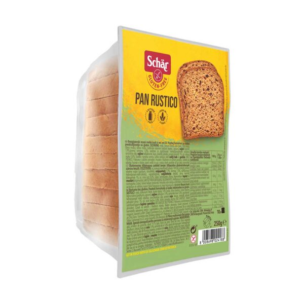 Πολύσπορο ψωμί σε φέτες χωρίς γλουτένη, schar, 250 gr, orange bio