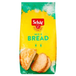 Αλεύρι για ψωμί mix b bread χωρίς γλουτένη και λακτόζη, schar, 1kg, orange bio