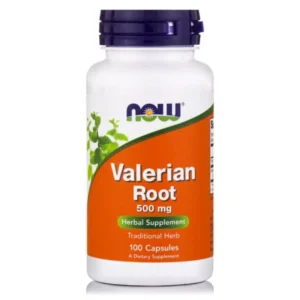 Ρίζα Βαλεριάνας (valerian root) 500mg, now foods, 100 κάψουλες, orange bio