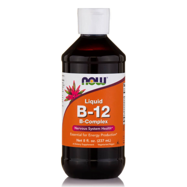 b 12 complex σε υγρή μορφή, now foods, 237ml, orange bio