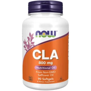 CLA – Συζευγμένο λινολεiκό οξύ 800mg, Now Foods, 90 μαλακές κάψουλες, Orange Bio