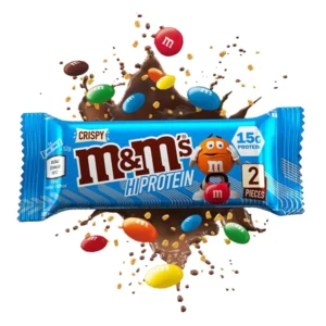 M&M’S-Hi-Protein-crispy-bar,-2-pieces,-15gr-protein,-Orange-Bio