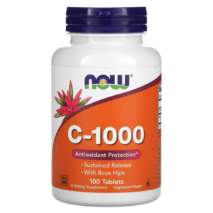 Βιταμίνη C-1000 με κυνόροδο και βιοφλαβονοειδή, Now Foods, 100 δισκία, Orange Bio