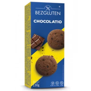 Σοκολατένια μπισκότα chocolatio χωρίς γλουτένη, bezgluten, 130gr, orange bio