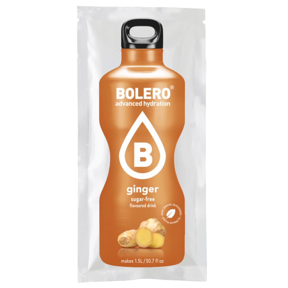 Τζίντζερ χυμός σε σκόνη χωρίς γλουτένη, Bolero, 9gr, Orange Bio